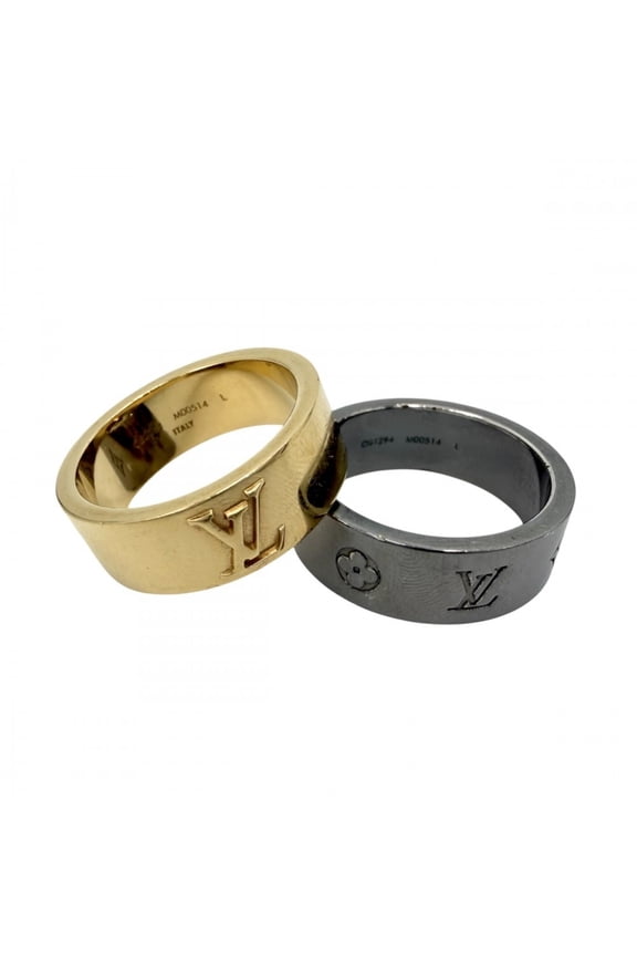 Pre-Owned Louis Vuitton Men's Ring - LV Instinct Set 2 Large Size Accessories LOUIS VUITTON...