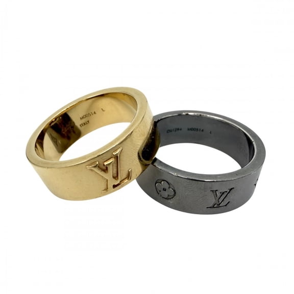 Pre-Owned Louis Vuitton Men's Ring - LV Instinct Set 2 Large Size Accessories LOUIS VUITTON...