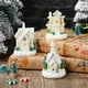 thumbnail image 4 of 3 Casitas Navideñas: Casitas de Pueblo Navideño con Luz - Decoración de Mesa para el Hogar - Regalos Navideños para Adornos de Construcción de Micro Paisajes, 4 of 7