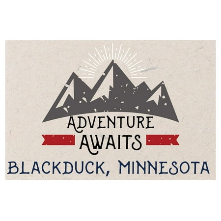 

Blackduck Minnesota Souvenir 2x3 Inch Fridge Magnet Adventure Awaits Design