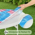 thumbnail image 5 of Colorful Tie Dye Pattern Round Fitted Tablecloth with Elastic Edge,Dining Table Cover Waterproof,Outdoor Round Tablecloth for Camping,Dining,Indoor and Outdoor, 5 of 7