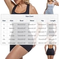 thumbnail image 3 of Miluxas Womens Jumpsuits Shorts Rompers Workout One Piece Bodysuits Jumpers Yoga Summer Fashion Vacation Outfits Clothes Gray M(M), 3 of 8