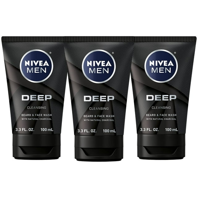 Limpiador facial Nivea Men Deep Cleanser para barba y rostro