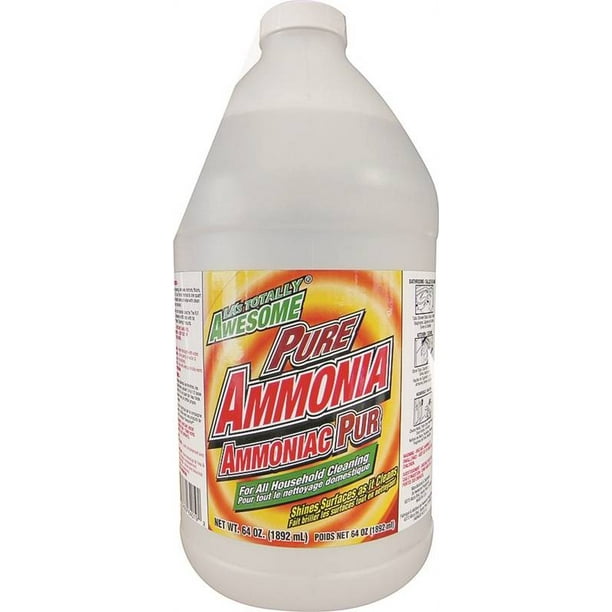 LA's Totally Awesome Pure Ammonia Ammoniac Pur Household Cleaner, 64 Fl