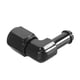 thumbnail image 5 of Adaptador de conexión de púas hembra 6AN, codo de conexión rápida de 90 grados, color negro AN6 a 8 mm, 5 of 6