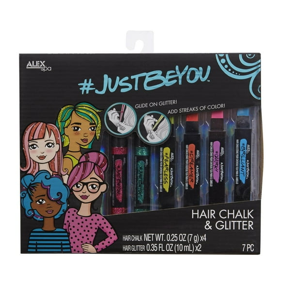 Craie pour cheveux et paillettes