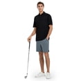 thumbnail image 3 of DTWOOO Men’s Hidden Zip Pocket Polo Shirts Short Sleeve Casual Solid Stylish Dry Fit Performance Golf Polo Shirts for Men, 3 of 9