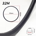 thumbnail image 1 of 20-Inch Mountain Bike Rim 24/28/32/36 Hole Double Disc Rim 406 Aluminum Alloy Wheel Frame, 1 of 9