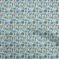 thumbnail image 1 of oneOone Rayon Light Green Fabric African Sewing Craft Projects Fabric Prints By Yard 56 Inch Wide, 1 of 4