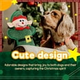 thumbnail image 4 of All For Paws Happy Holiday Dog Plush Squeaky Toy Durable Chewing Toy for Puppy, Christmas Elf, 4 of 7
