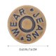 thumbnail image 4 of 8PCS NO SEY JEANS BOTONES Botones de metal desmontables ajustables Suministros de bricolaje, 4 of 7