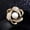 Gold, variant on Gold Brooches for Women Rhinestone Scarf Ring Buckle Clip Scarf Clip Versatile Brooch