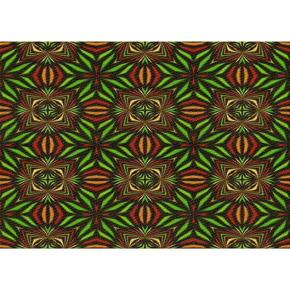 Ahgly Company Indoor Rectangle Patterned Black Bean Brown Area Rugs, 6' x 9'