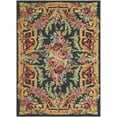 thumbnail image 2 of SAFAVIEH Classic Vintage Kyleigh Floral Polyester Area Rug, Black/Rose, 4' x 6', 2 of 7