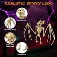 thumbnail image 2 of Yescom 4Pcs Bat Skeleton Halloween Decor Plastic Hangable Indoor Outdoor Haunted House Party 2026, 2 of 9
