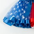 thumbnail image 6 of XQYLOS Patriotic Tutu Set with Star Hair Clips, Red White Blue Crinkle Tulle Dance Skirt for 4th of July, Independence Day Pageant Skirt for Girls, Fireworks Celebration Ballet Outfit, 6 of 7