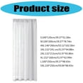 thumbnail image 5 of Semi Sheer Ready Made Curtain Easy Install Polyester Fabric For Home Office, 5 of 10