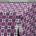thumbnail image 4 of Vintage Dog Crate Cover, Abstract Retro Inspired Simplistic Pattern with Squares Print, Easy to Use Pet Kennel Cover Small Dogs Puppies Kittens, 7 Sizes, Purple Pale Pink, by Ambesonne, 4 of 6