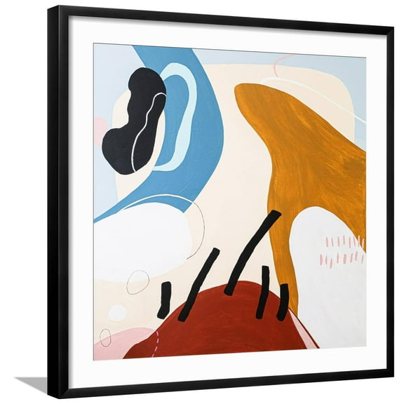 Art.com Kaya Art Print by Hyunah Kim, Black Frame Wall Art, 29" x 29"