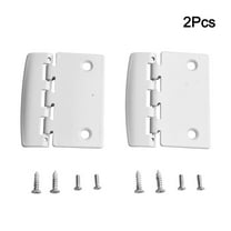 Flip Door Lock - Reversible Privacy Lock With 4 Anti-Lock Screws White, 2 Pack Smile Home