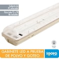 thumbnail image 2 of Gabinete a Prueba de Vapor para Tubo T5 y T8, 18W Igoto GV04 Igoto Gabinete a Prueba de Vapor, 2 of 4
