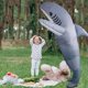 thumbnail image 5 of Disfraz inflable de tiburón (gris), disfraz navideño inflable para adultos, adecuado para fiestas, regalos de cumpleaños, fiestas de juegos JM, 5 of 5