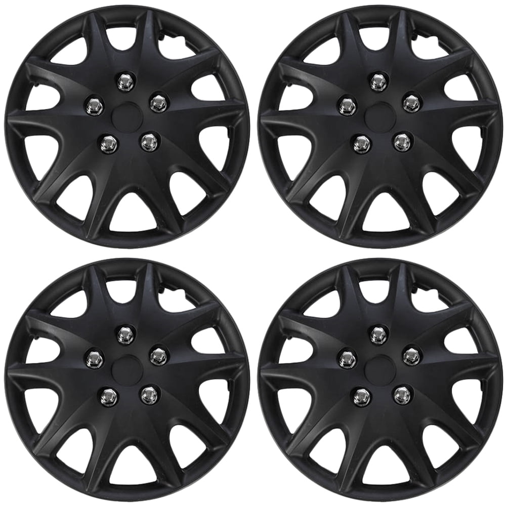 OxGord 15Inch Hubcaps Wheel Covers, Silver for Toyota Corolla (4 Piece)