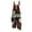 Hot Pink, variant on WTOBBY Women's Retro Suspender Jumpsuit Pants with Halloween Print, Casual Loose Fit in Cotton Linen Blend, Comfortable and Stylish for Everyday Wear,Hot PinkL