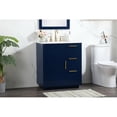 thumbnail image 2 of 30 inch single bathroom vanity in blue, 2 of 8