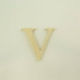 thumbnail image 1 of Package of 1, 6 Inch X 1/2" Thickness Baltic Birch Wood Letter v in The Times New Roman Font, Thick, Lower Case for Art & Craft Project, Made in USA, 1 of 4