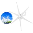 thumbnail image 1 of 300W Turbinas De Viento Kit 6 Cuchillas Viento Generador Pequeño Generador De Viento Para Sala Móvil Barcos Cabina, 1 of 7