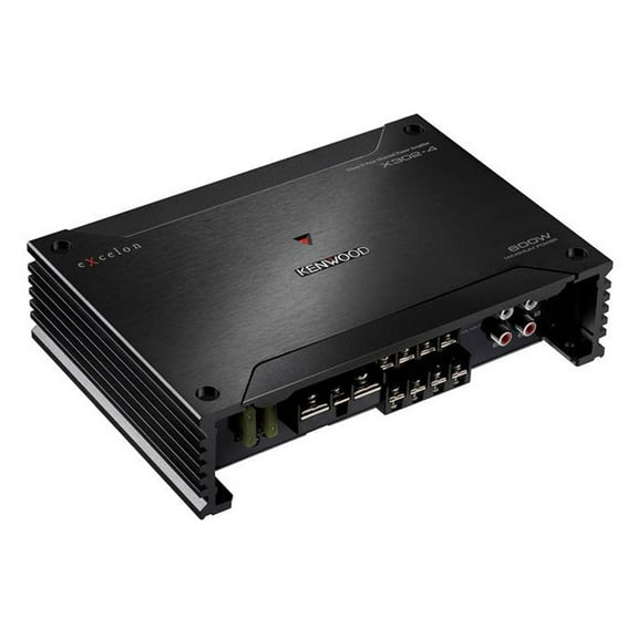 Restored Kenwood X Series X302-4 Class D Mono 4 Channel Power Amplifier, 600W Max (Refurbished)