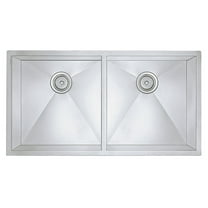 BLANCO PRECISION 16" R0 Large Equal Double Undermount