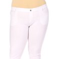 thumbnail image 5 of Moa Collection Women's Plus Size Slim Fit Pocket Jeggings Capri Pants for Everyday Wear, 5 of 6
