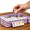 thumbnail image 6 of Travel Friendly Western Mah Jongg Set 160 Premium Acrylic American Mahjong Tiles for Social Gaming Complete Set, 6 of 6