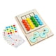 thumbnail image 5 of Juego de mesa de rompecabezas con diapositivas a juego de colores rompecabezas de madera juguete para regalo para niños y niñas, 5 of 8