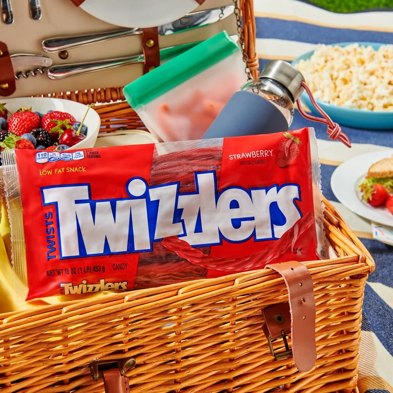 TWIZZLERS Twists Strawberry Flavored Licorice Style, Candy