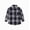 Grey, variant on Gubotare Toddler Button Up Shirt Toddler Jacket Kids Boys Shirt Jacket Plaid Long Sleeve Kids Button Tops for Boys Outerwears 4T 5T