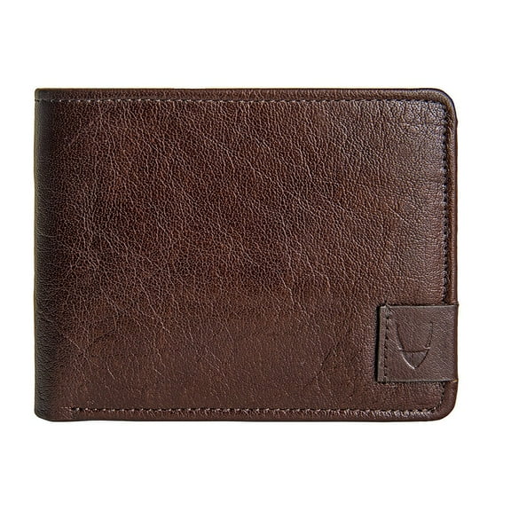 Hidesign Vespucci Buffalo Leather RFID Blocking Brown Trifold Wallet