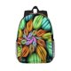 thumbnail image 1 of Easygdp Hippie Style Mochila Ligera de 15 Pulgadas para Estudiantes, Mochila Cómoda para la Escuela y Viajes, Correas Ajustables, 1 of 6
