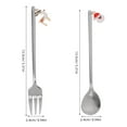 thumbnail image 2 of unbranded 12pcs Silver Forks Set For Serving Desserts In Holiday Gatherings With Decorative Style, 2 of 8