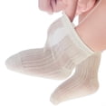 thumbnail image 4 of Soft Breathable Cotton Socks Kid Boys Girls Socks for Newborns Infant 0-5 Year Baby Ankle Socks, 4 of 9