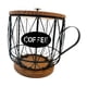 thumbnail image 2 of Organizador de cápsulas de café, contenedor de cápsulas de café, accesorios de barra de café de alambre oro y l, 2 of 9
