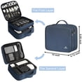 thumbnail image 3 of Funda organizadora de cables MATEIN con divisor ajustable azul, 3 of 9