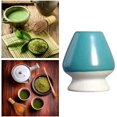 thumbnail image 4 of Matcha Tea Whisk Holder Ceramic Holder Chasen Stand fit for Traditional Japanese Tea Matcha Chasen Tea Set Accessories (Green), 4 of 14