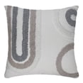 thumbnail image 1 of Cojín Decorativo Cuadrado Hometrends Ondas Bordadas, 45 x 45 cm, 1 of 4
