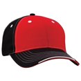 thumbnail image 1 of Sportsman Noir Sportsman Tri-Couleur Sportcap - Rouge - Noir, 1 of 1