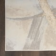 thumbnail image 4 of Nourison Splash 2'2" x 7'6" Beige Gray Modern Indoor Fabric Rug, 4 of 8