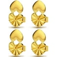thumbnail image 1 of 2 Pairs Earring Lifters, Secure Earring Backs For Droopy Ears Adjustable Hypoallergenic For Heavy Earring, 1 of 3