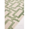 thumbnail image 3 of Geometric Hand-Tufted Wool Area Rug, Green Trellis Pattern, 5' x 8', Soft Durable Non-Slip Carpet for Living Room Bedroom Office, 3 of 3